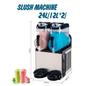 Italian 24l Commercial Slush Machine R22 Frozen Margarita Slush Machine