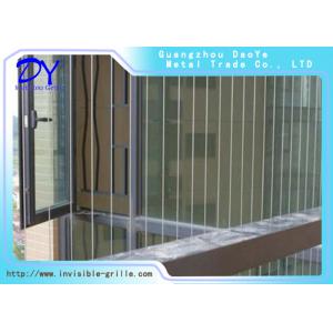 Balcony Safety Invisible Grilles Anti Rust Invisible Pcv Coating wire For Children'S Safety