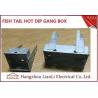 Hot Dip Finish GI Electrical Gang Box / Gang Electrical Box 3 inch by 3 inch