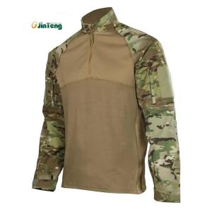 Nylon Camouflage Frog Military Garments OEM Tactical Combat Shirts