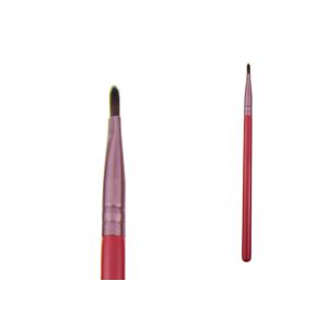 Wooden Handle Lipstick Lip Liner Brush Retractable Lip Brush With Nylon Hair