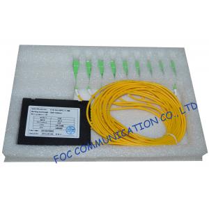 China Low Insertion Loss Plc Fiber Optic Splitter / Fttx Ftth Splitter Optical Fiber supplier