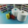 Raw White Dyeable 100 Spun Polyester Yarn For Sewing Thread With Virgin Material