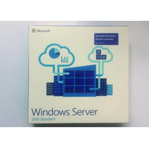 China FPP Pack 64Bit Windows Server 2016 Standard Oem English 1 Gigahertz supplier