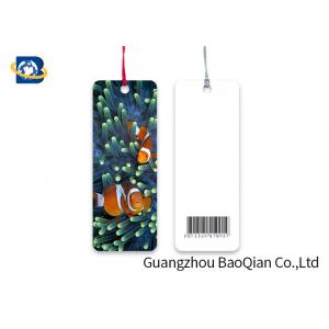 China Plastic 3D Lenticular Bookmark , Custom Bookmark With Tassel Ocean Animal Clownfish Nomo supplier