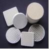 China White Honeycomb Ceramic Catalyst Carrier 51% SiO2 For Gasoline Purification wholesale