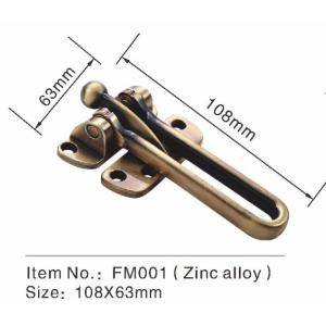 China Zinc Alloy Door Security Chain Door Fitting Hardware Security Door Chain Lock supplier