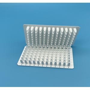 China Deep Well 96 Well Semi Skirted Pcr Plate White 0.1ml supplier