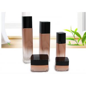 Anti Leakage 40ml Square Empty Cosmetic Bottles Gradient Cosmetic Toner Bottle