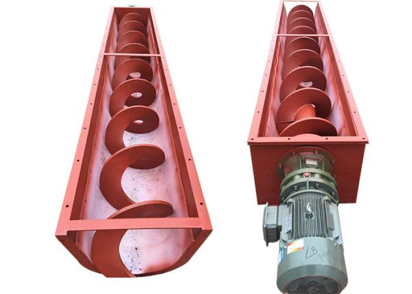 Conveying Viscous Easy To Wind Materials U Trough Screw Conveyor Shaftless