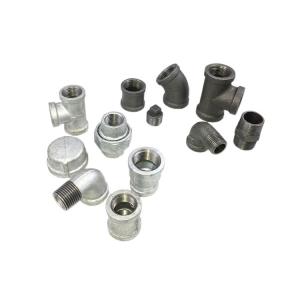 Brittle Malleable Iron Pipe Fittings Water Quick Connect Pipe Fittings