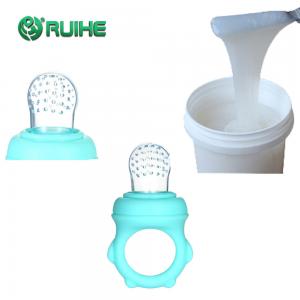 China ROHS Injection Molding LSR Liquid Silicone Rubber Baby Pacifiers Yellowing Resistance supplier