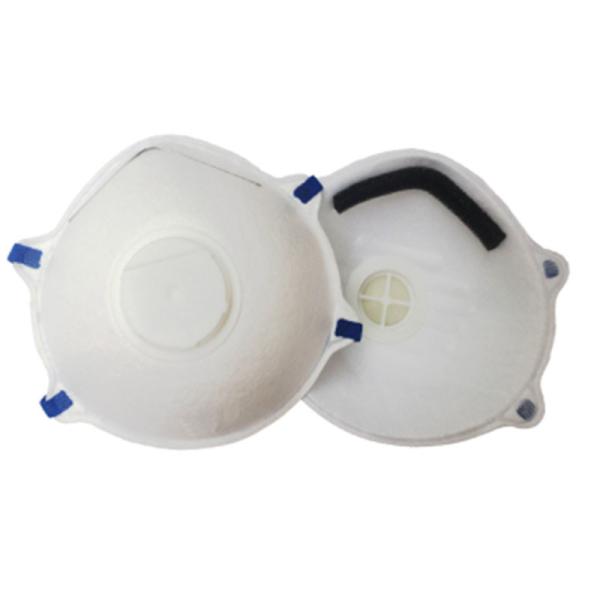 Polystyrene Material Dust Face Mask , Ffp2 Respirator Mask Low Sensitivity