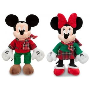 China 12 inch Disney Plush Toys Large Tartan Christmas Mickey Fashion supplier