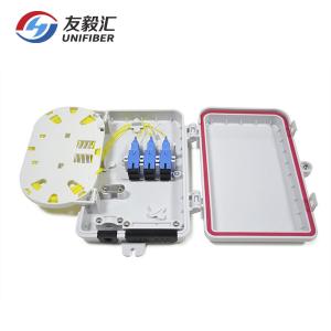 China SC/LC ABS PC 12 Core FTTH Fiber Optic Enclosure Box supplier
