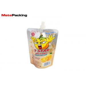 China Fruit Juice Packaging Spout Pouch Strong Sealing Strength Reusable Standing Up Type supplier