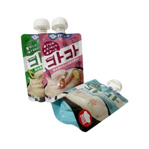 China L'emballage fait sur commande d'aluminium d'impression tiennent la poche Juice Spout Pouch réutilisable avec le chapeau réutilisable supplier