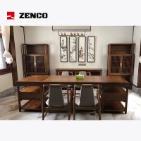 China Traditional Chinese Style Furniture Solid Wood Desk Book Chairs Bookshelf and Storage Rack Set on sale