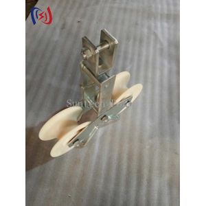 China 25KN Conductor Stringing Blocks Nylon Sheave Universal Stringing Block wholesale