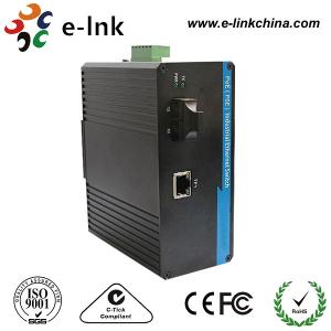 China SC Connector Industrial Managed Ethernet Media Converter Single Mode Fiber To Rj45 supplier