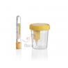 Sterile Plastic Urine Sample Container 40ml With Mouth On Cap