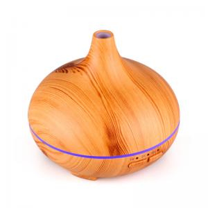 80ml Wood Grain Ultrasonic USB Aromatherapy Diffusers With 7 Colorful Light