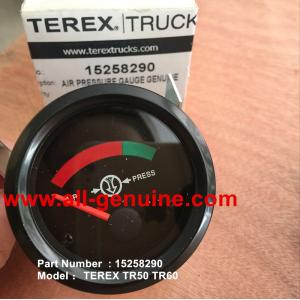 TEREX 15258290 AIR PRESSURE GAUGE NHL DUMP TRUCK TR35 TR50 TR60 TR100 3305B 3305F 3303 3307 TR45 TR70 MT4400