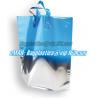 CLEAR FROSTED SOFT LOOP SHOPPER BAG,Soft Loop Handle Plastic Bag OEM Plastic