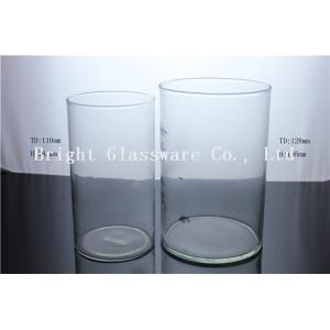 Larger Glass Hurricane Candle Holders, Tall Glass Candle Holder