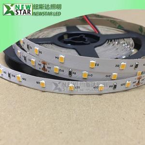 China Constant current Warm White 2700k 60leds/m 2835 dc24v LED Strip DC12V LED Ribbon without brightness drop supplier