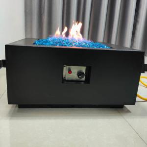 China SUS304 Garden Gas Fire Pits 80CM High Top Patio Table With Propane Fire Pit supplier