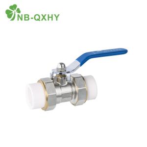 China Forma de ligação do fio válvula de esfera flexível para água núcleo de latão PPR instalação no sistema de tubulação wholesale