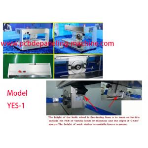 China 110V / 220V PCB V Cut Machine Foot Swith Pressed Without Cutting Burring supplier