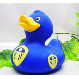 China Football Club Team World Cup Rubber Duck Toy Eco Friendly Vinyl For Baby Shower supplier