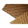 China Bronze Plated Architectural Metal Mesh For Cabinetry And Cladding wholesale