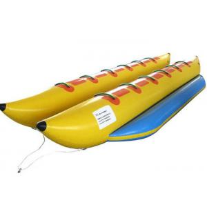 China Water Sports Inflatable Water Toys Two Flying Float Banana 450 * 204 Cm Customized supplier
