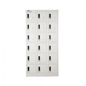 18 Door Steel Outdoor ISO14001 Lockable Filing Cabinets