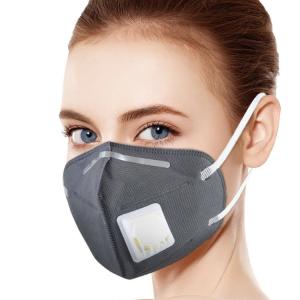 China Anti Virus FFP2 Respirator Mask One Way Valves No Contra - Flow For Construction supplier