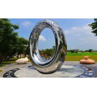 China Artificial Style Outdoor Metal Sculpture , Abstract Outdoor Metal Art Sculpture on sale