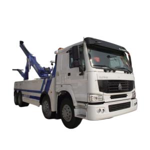 China SINOTRUK HOWO Wrecker Truck 12 Wheeler 30T 40T 336HP  Road Rescue Truck supplier