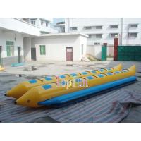China Banana Boat For Sale / Double Line Tube Inflatable Fly Fishing Boats For Summer Exciting Beach Sports 16 Person on sale