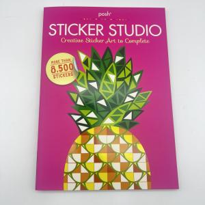 China Full Color Custom Sticker Book Printing Paperback / Hardcover For Relaxing supplier