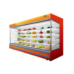 China R22 Commercial Display Freezer Multi Rack Stand Open Display Air Chiller For Fruits Vegetables supplier