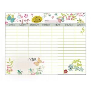 Horizontal Refrigerator Dry Erase Calendar Monthly Fridge Whiteboard Planner