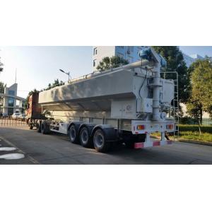 China CLW  high quality power auger 25tons bulk feed transportation trailer for sale, 40m3 farm-oriented feed semitrailer supplier