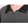 Dark Grey Long Sleeve Polo Shirts