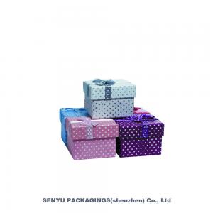 China Wholesale Luxury Custom Design Jewelry Set Packaging Box Jewelry Box With Logo supplier