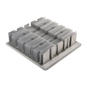 Anodised Bonded Fin Aluminum Heat Sinks Thermal Conductive Epoxy