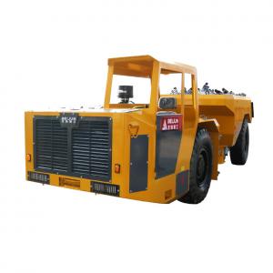 Yellow 129kW Power Diesel Articulated Haul Truck Four Wheel  Drive