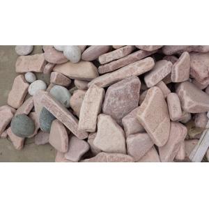 Pink Sandstone Tumbled Stone Natural Decorative Wall Stone Sandstone Landscaping Floor Stone